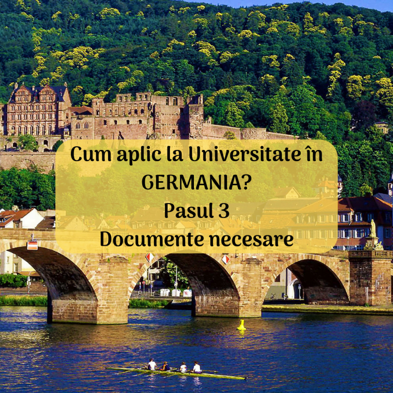 Cum aplic la universitate în Germania? Pasul 3. Documente necesare