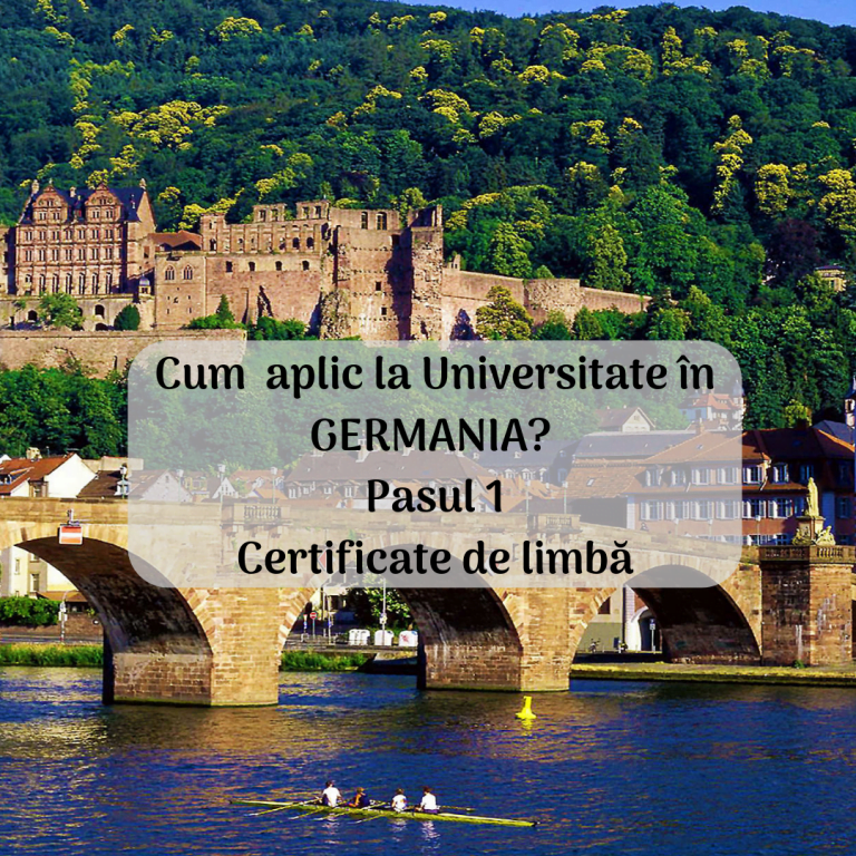 Cum aplic la universitate în Germania? Pasul 1. Certificate de limbă